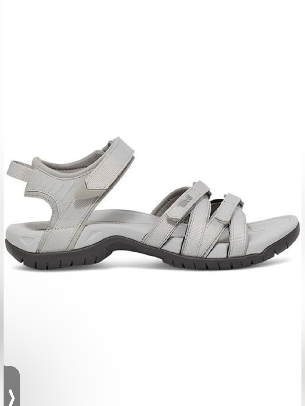 New NIB Teva Women's Tirra Light Gray Sports  Sandals Sz 10 $90